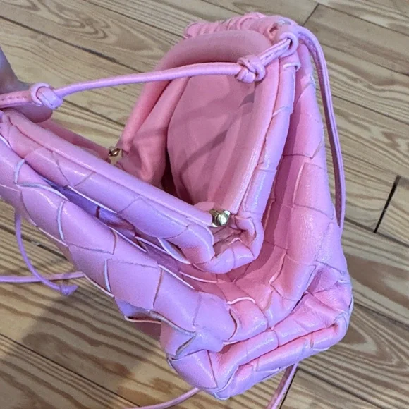 Bottega Veneta Intrecciato Mini Pouch in Pink - Picture 9 of 13